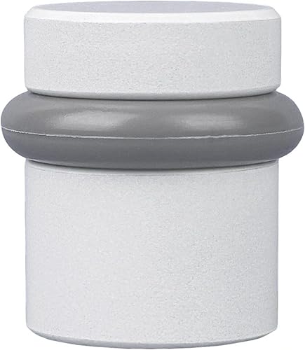 Vista 70 de Design House 189290-SN - Protector de pared para puerta con punta de goma, tapón de puerta de aluminio de níquel satinado, paquete de 2