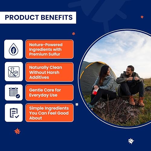 Miniatura 6 de Mite-B-Gone Jabón de alivio – Tratamiento rápido de azufre antipicazón para ácaros humanos, picaduras de insectos y mosquitos, picazón y molestias