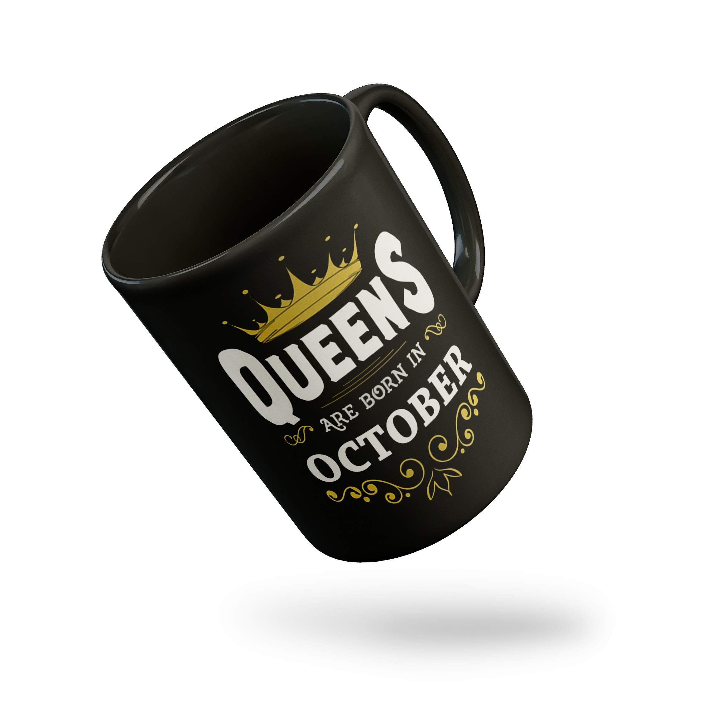 Siddhi Vinayak Collection Queens are Born in August, September, October Happy Birthday Coffee Mug for Sister
