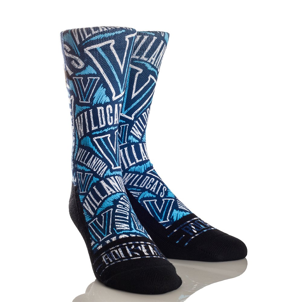 Apparel NCAA Villanova University Custom Athletic Crew Socks