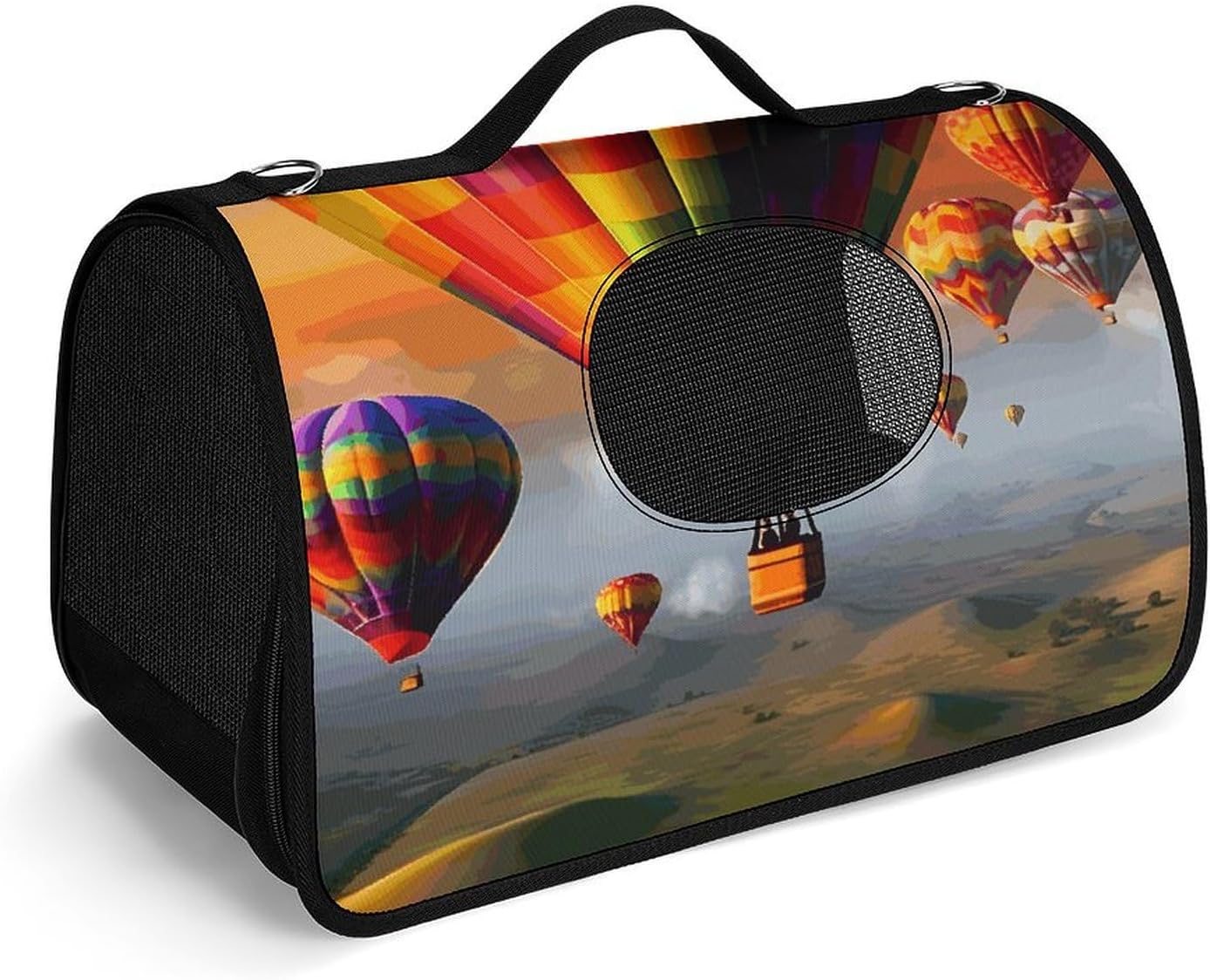 Pet Handbags, Hot Air Balloons Printed Pet Handbags,folding Pet Bags,new Pet Handbags,universal Pet Handbags, 45X26X23.5cm