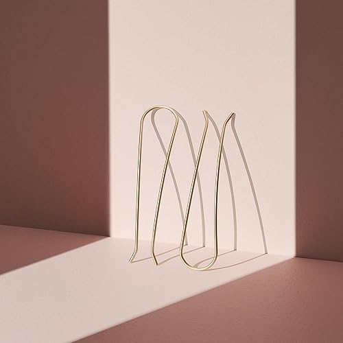 Miniatura 6 de The Hair Edit Slim Chignon Pins - Juego de horquillas francesas en forma de U de metal dorado grande