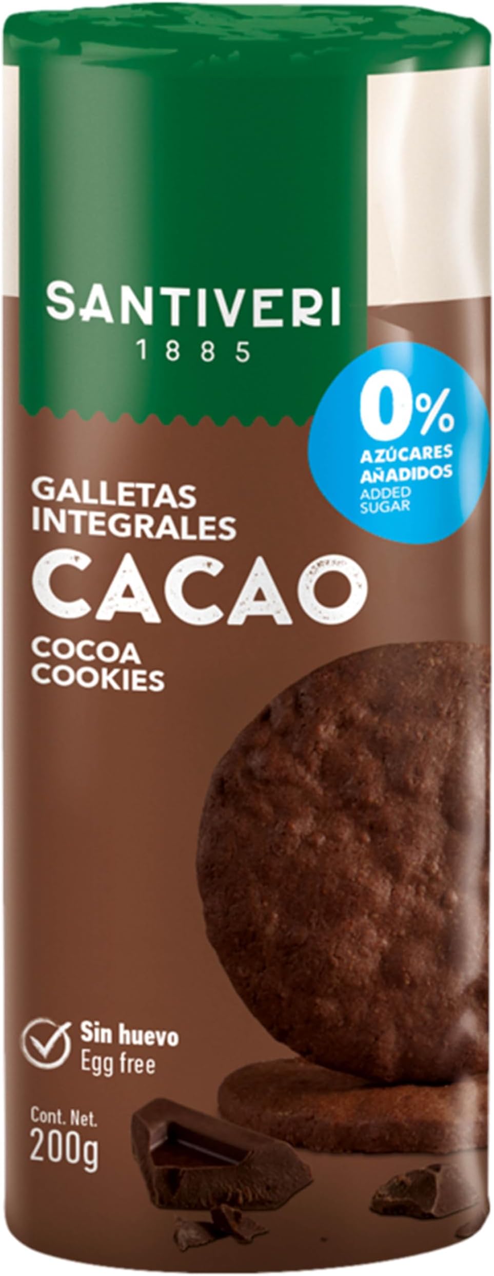 Santiveri Galletas Digestive Cacao Santiveri
