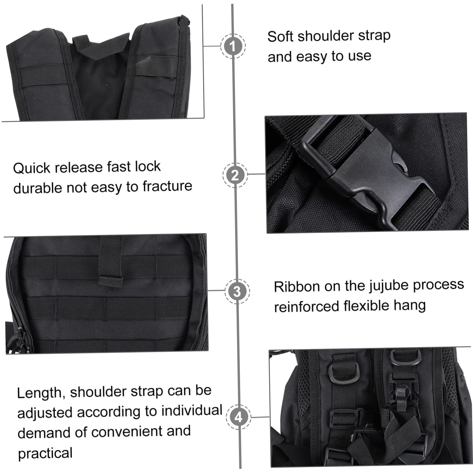 TOYANDONA Leakproof Hydration Backpack with Bladder Lightweight Sports Pack for Hiking Cycling Running Durable Comfortable and Easy to Carry for