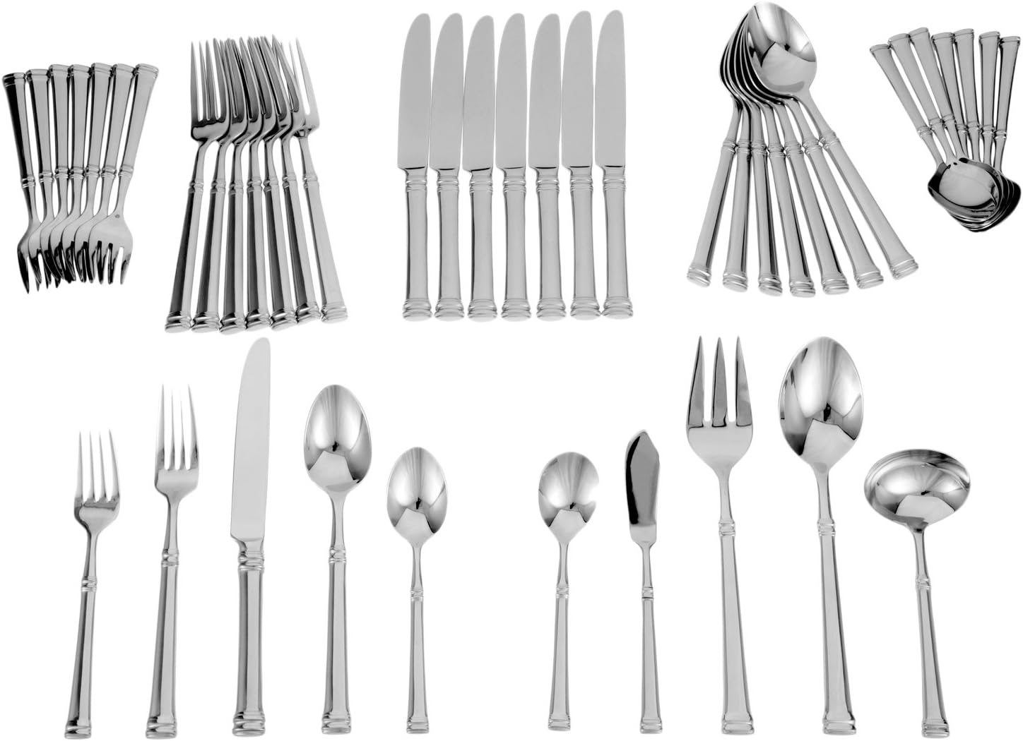 Ricci Bramasole 45-Piece Stainless-Steel Flatware Set, Service for 8