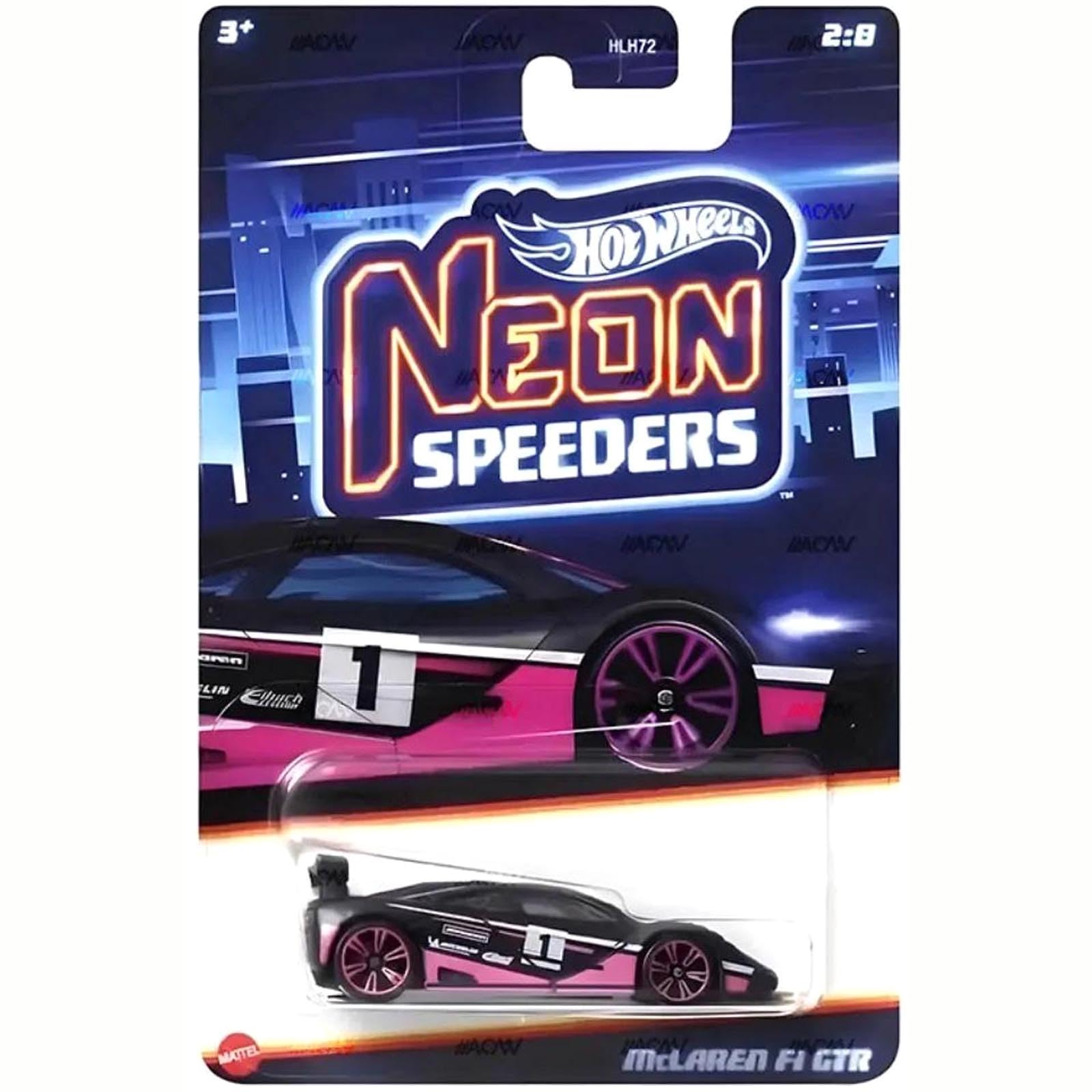 Hot Wheels - McLaren F1 GTR - Neon Speeders - HRW76 : Amazon.com