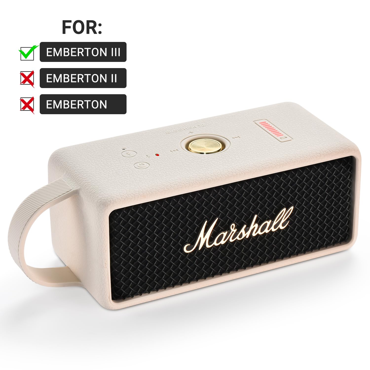 Amazon.com: Speaker Case Cover for Marshall Emberton III Portable