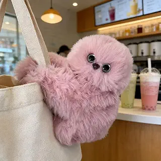 AIぬいぐるみ 電子ペット 動くおもちゃ AIペット 音声まねっこ 首振り 鳴く 音声対応 ふわふわ フクロウ 癒しグッズ 携帯ロボット aiロボット 4歳以上 子供 大人 高齢者 誕生日 クリスマス プレゼント ギフト (ピンク)