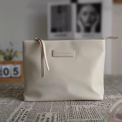 Miniatura 3 de Bolsa de maquillaje de viaje para mujer, bolsa de cosméticos de viaje de gran capacidad, bolsa de maquillaje con compartimento, organizador de