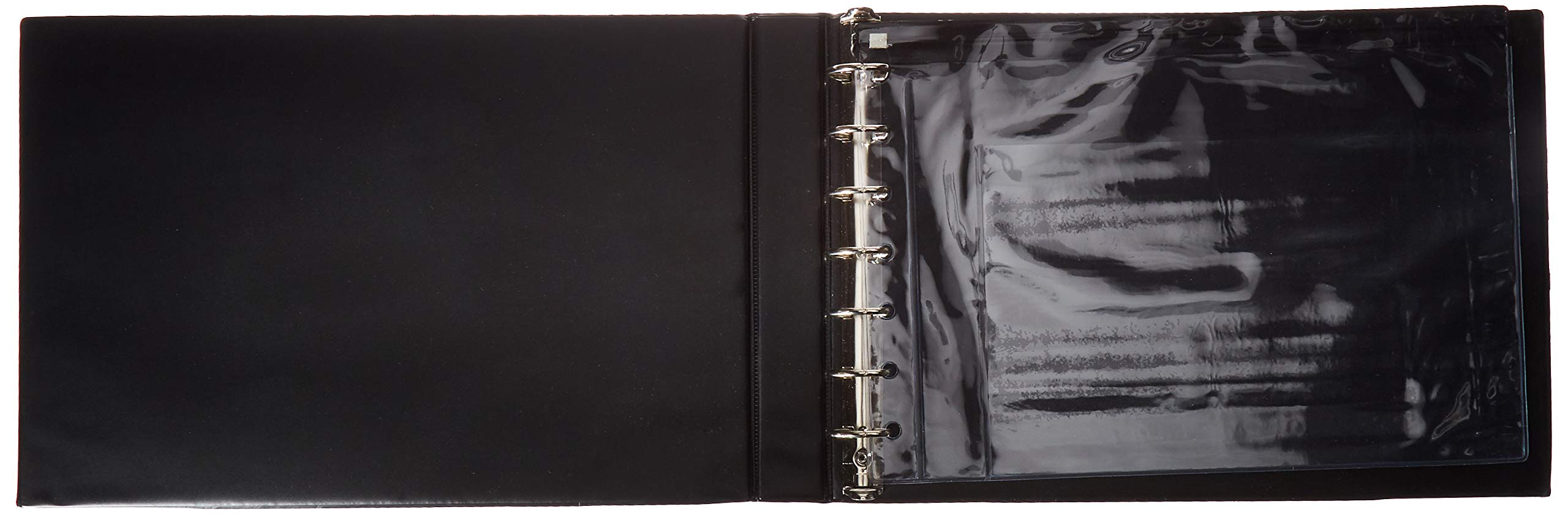 Amazon Com 7 Ring 3 On A Page Business Check Book Binder Black Check Writers Office Products