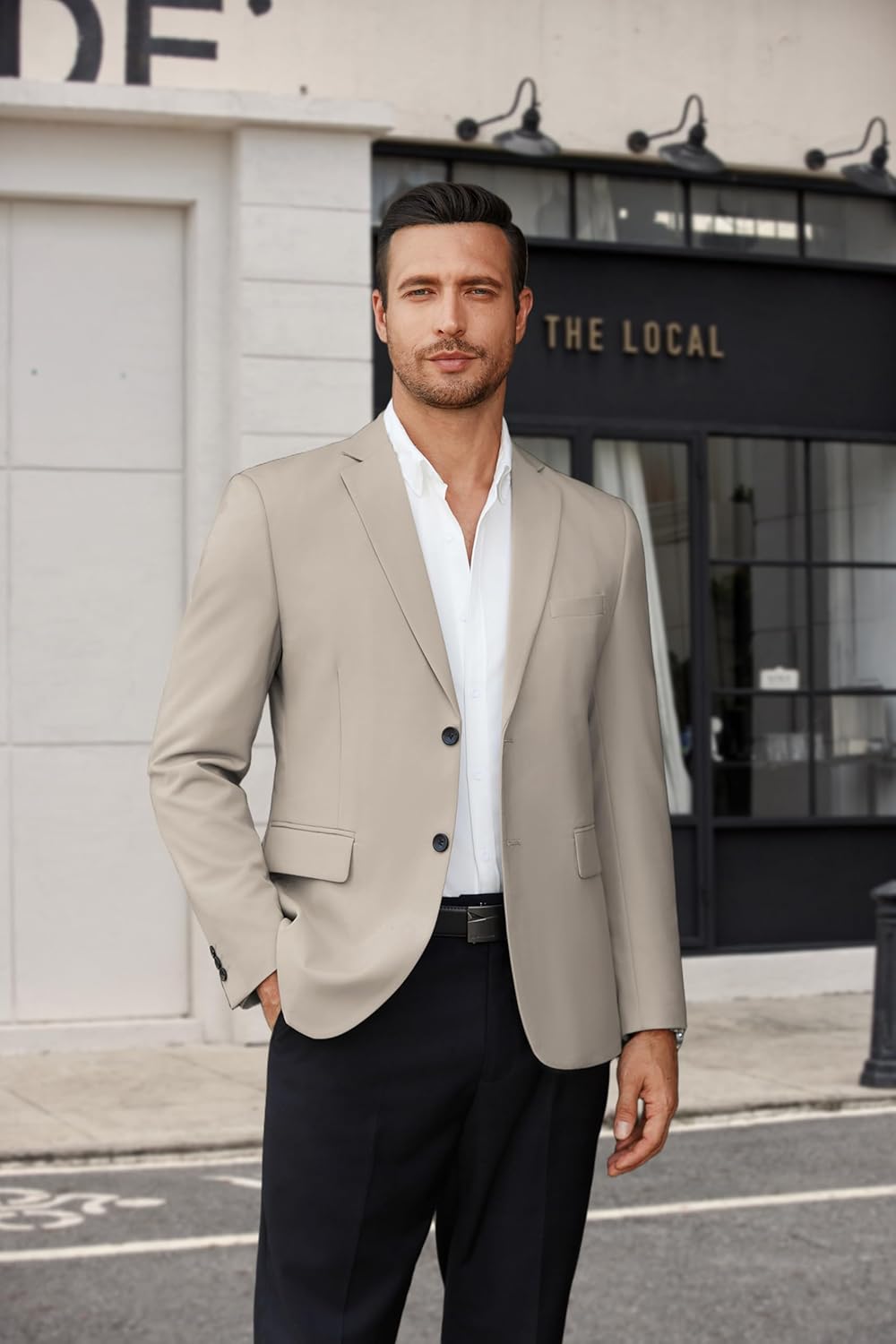 COOFANDY Men's Casual Blazer Lightweight Suit Jacket Slim Fit Sport Coats for Men - Image 2