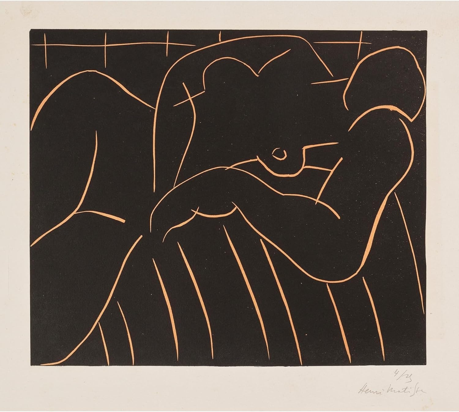ArtDirect The Nap (1938) Unframed Art Print Giclee Poster by Henri Matisse - Ready for Framing with Customization Sizes 9x8, 12x11, 18x16, 27x24, 40x36 and 54x48 inches