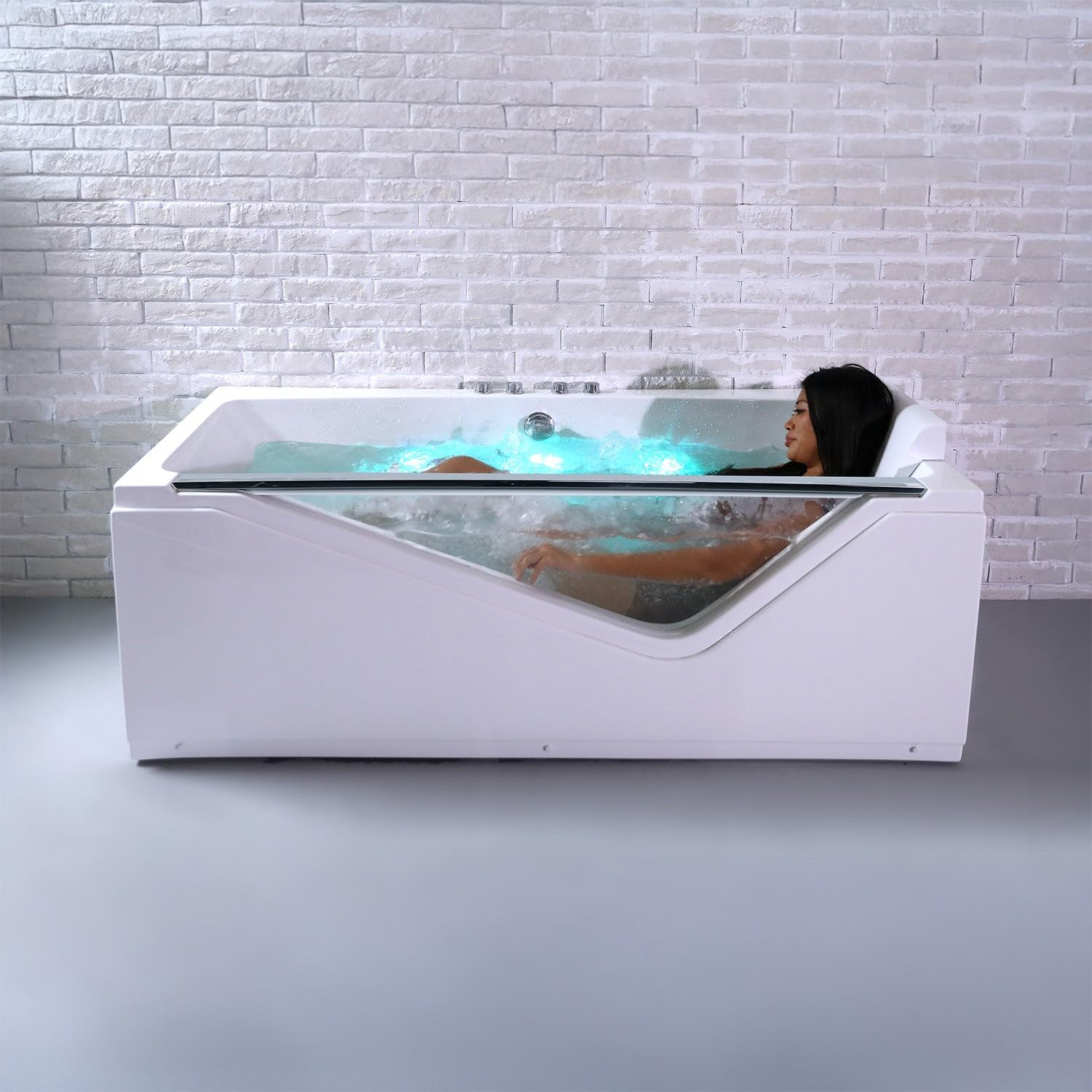 Baignoire Balnéo Indra Wave 170 x80 x63 cm, by SPALINA