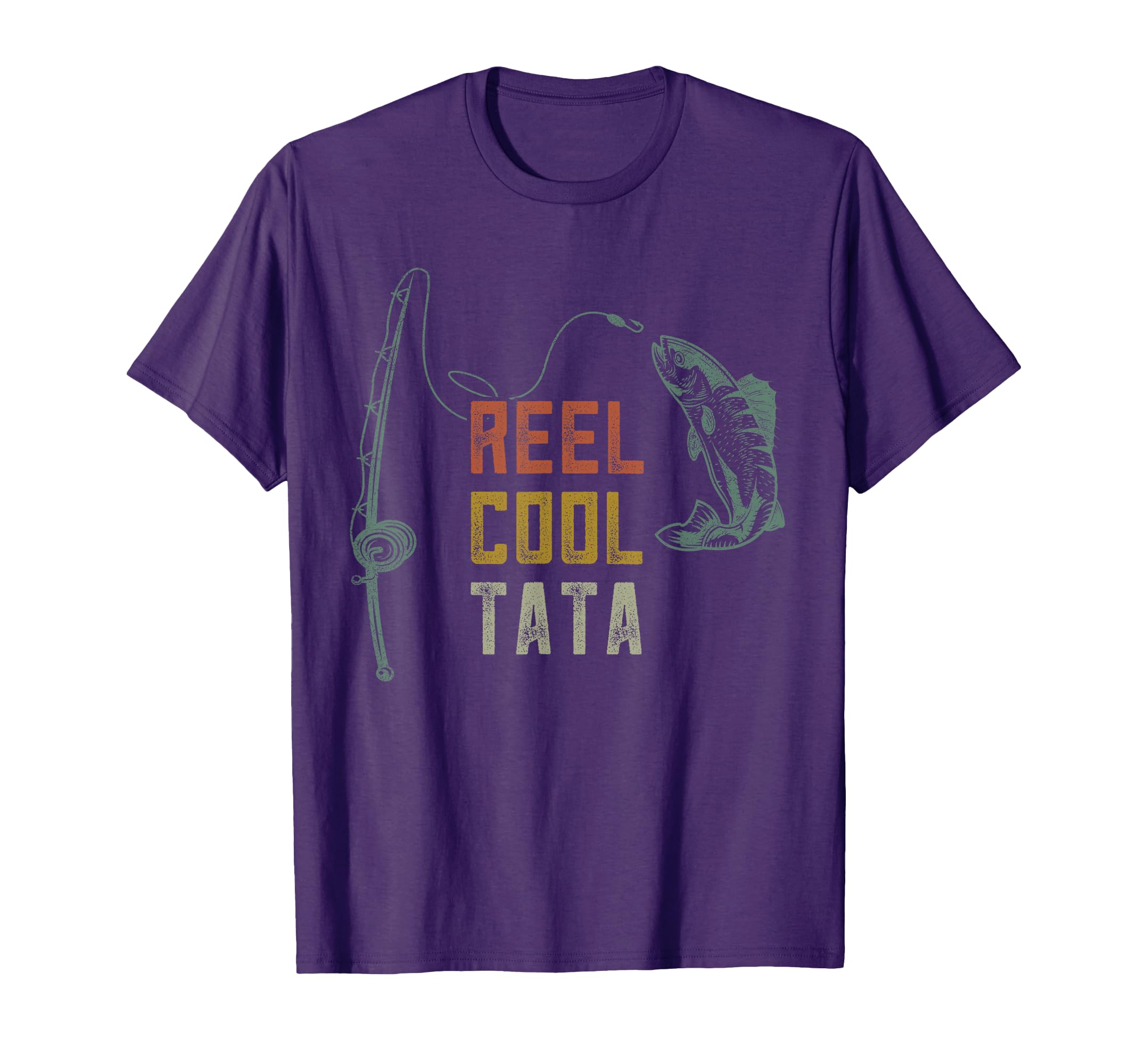 Reel Cool Tata Fishing Shirt, Fun Fathers Day Indian Grandpa T-Shirt