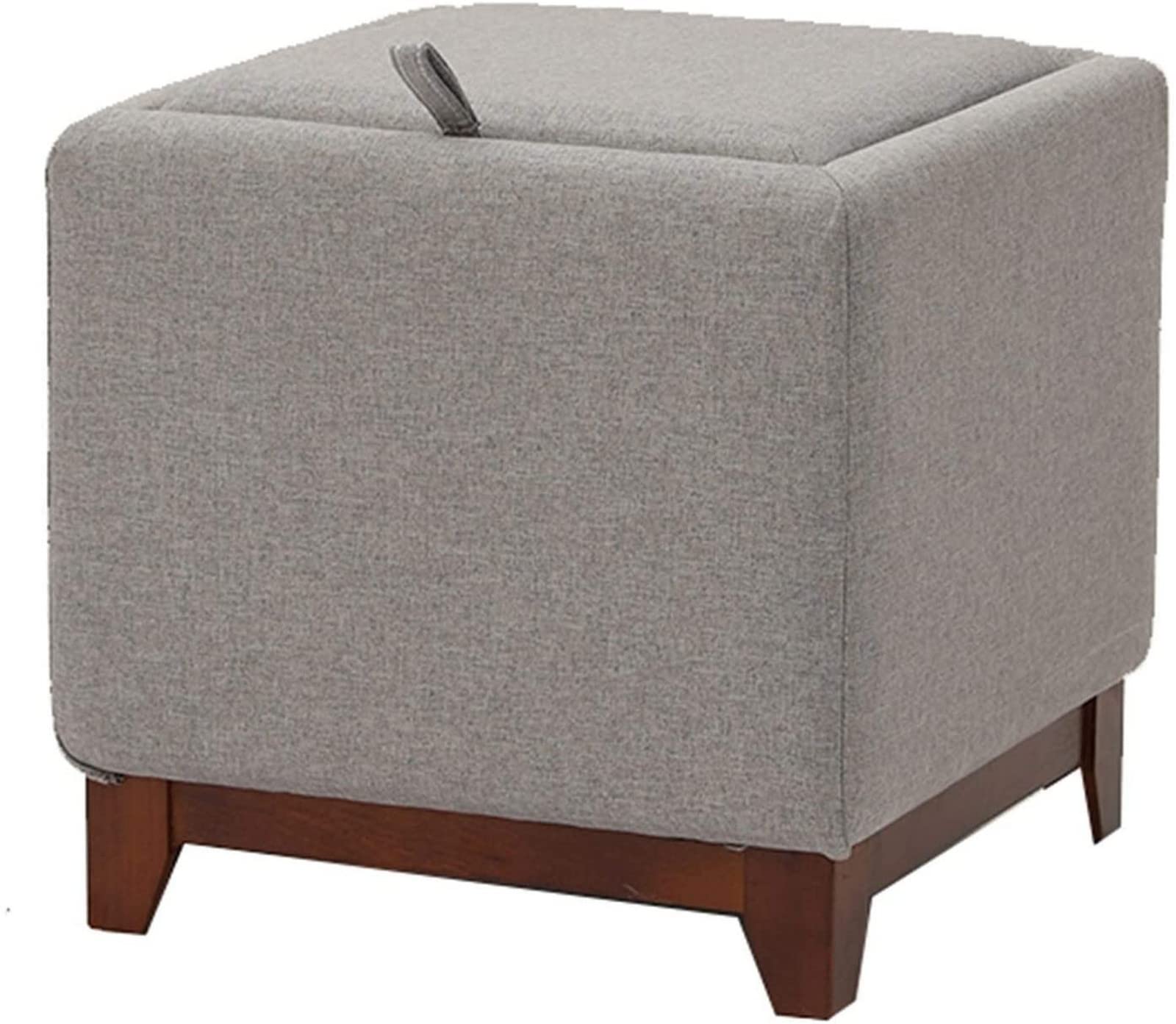 Pouf rembourré en tissu de lin idéal pour votre salon et coin lecture de chambre à coucher