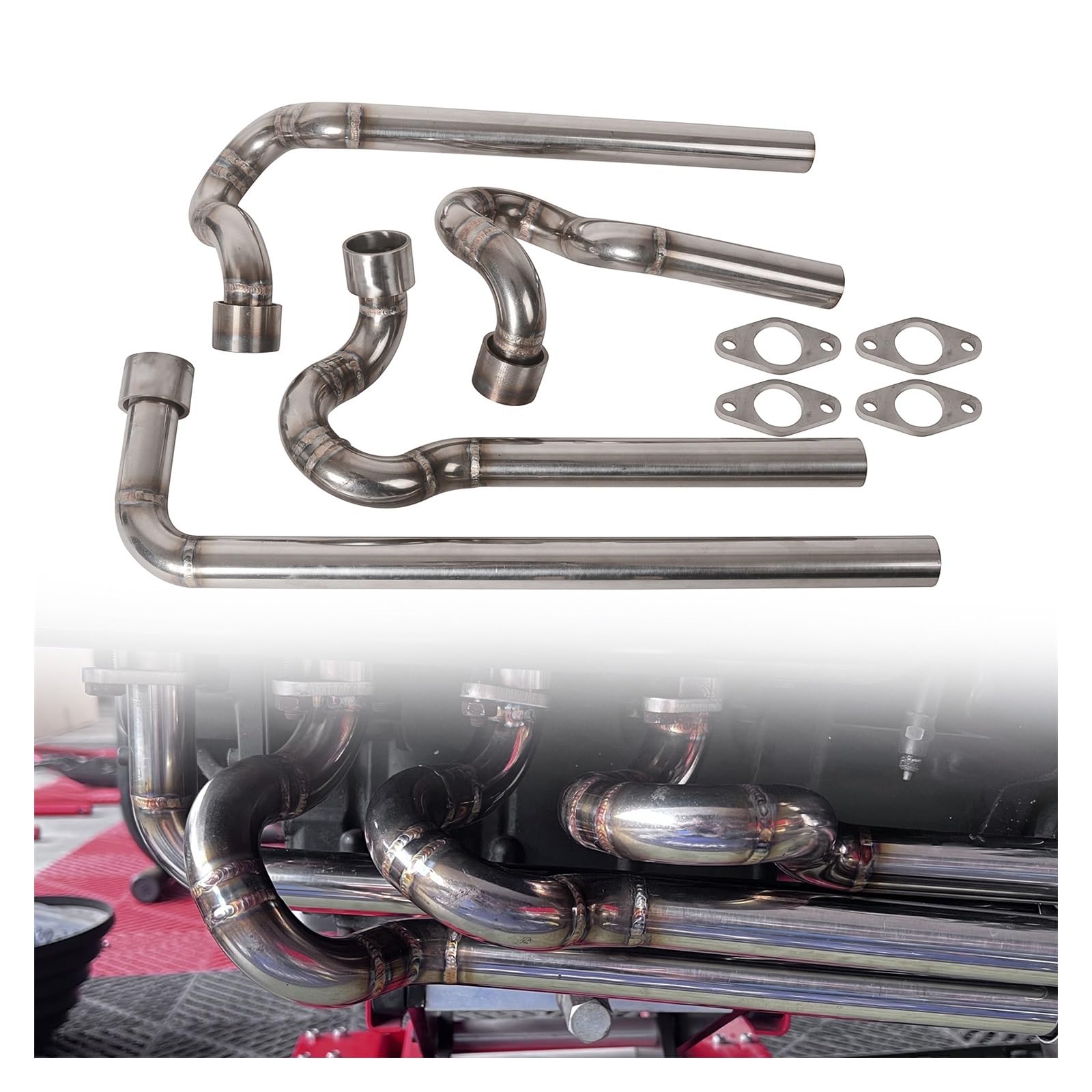 Amazon.co.jp: Baixiang Store BMW K100 K100RS 排気ヘッダー 