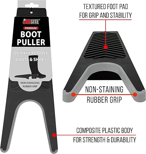 Miniatura 5 de jobsite Premium Heavy Duty arranque Puller con empuñadura de goma Inlay Rojode arranque Jack makes quitar Botas fácil