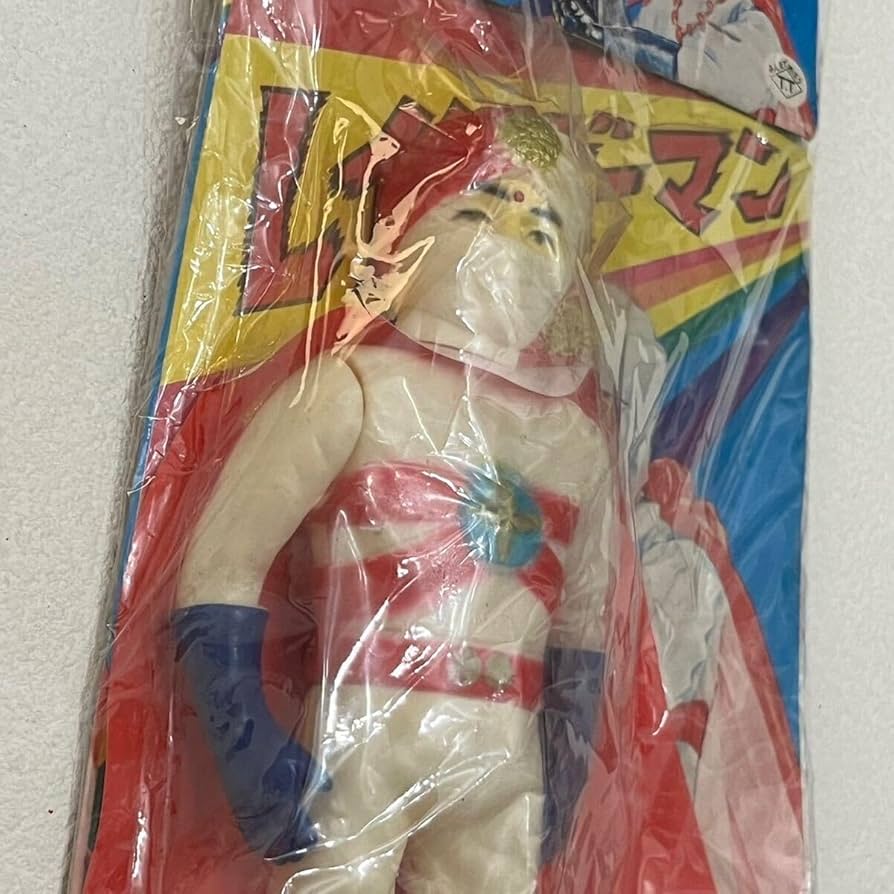 レインボーマン ダッシュ7太陽の化身 透明 無版権 古い ソフビ 当時物 レインボーマン ダッシュ7太陽の化身 透明 無版権 古い ソフビ