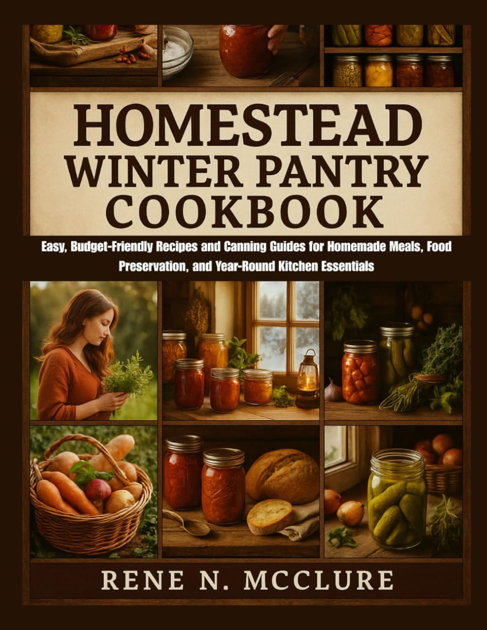 Homestead Winter Pantry Cookbook: Easy, Budget-Friendly Recipes and Canning Guides for Homemade Meals, Food Preservation, and Year-Round Kitchen Essentials