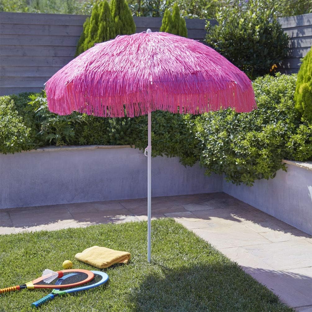 Thatch Patio Tiki Umbrella Tropical Palapa Raffia Tiki