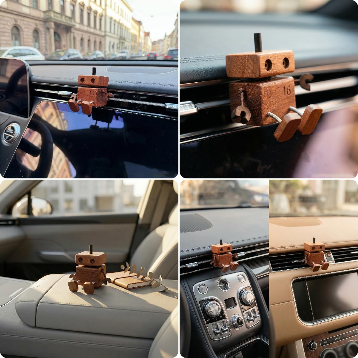 Amazon.co.jp: ゆらゆら木製オーナメント 車 芳香剤 ホワイトムスク
