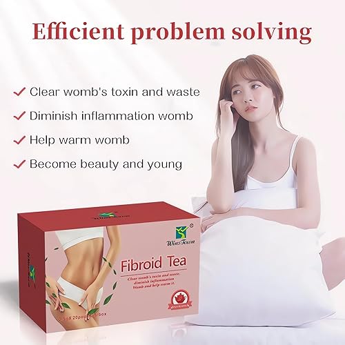 Miniatura 3 de Wins Town Té de fibromas, apoya el encogimiento de los fibromas y el útero saludable, antienvejecimiento, té cálido de desintoxicación del útero, 20