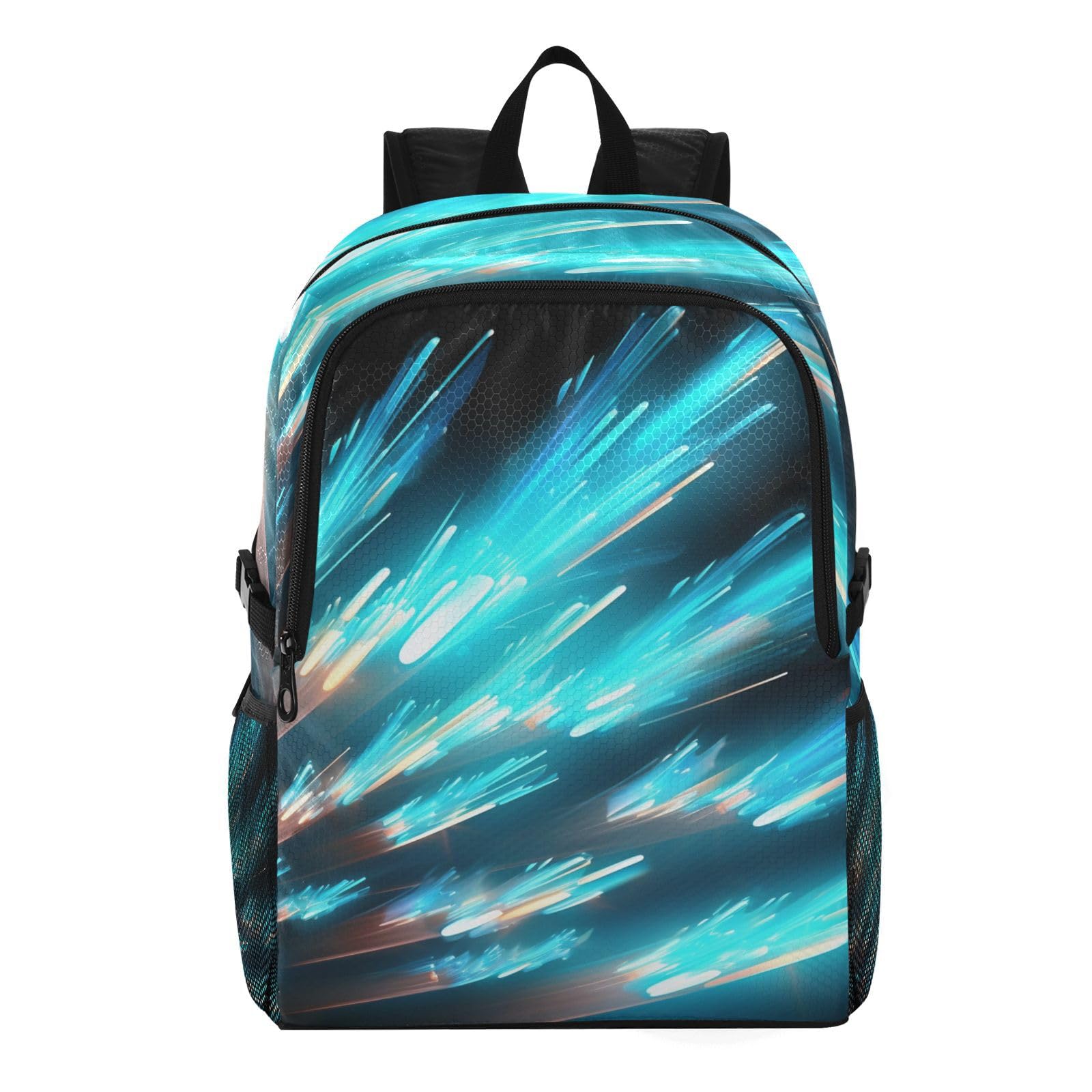 Sac à dos de randonnée pliable léger imperméable voyage bleu - 8