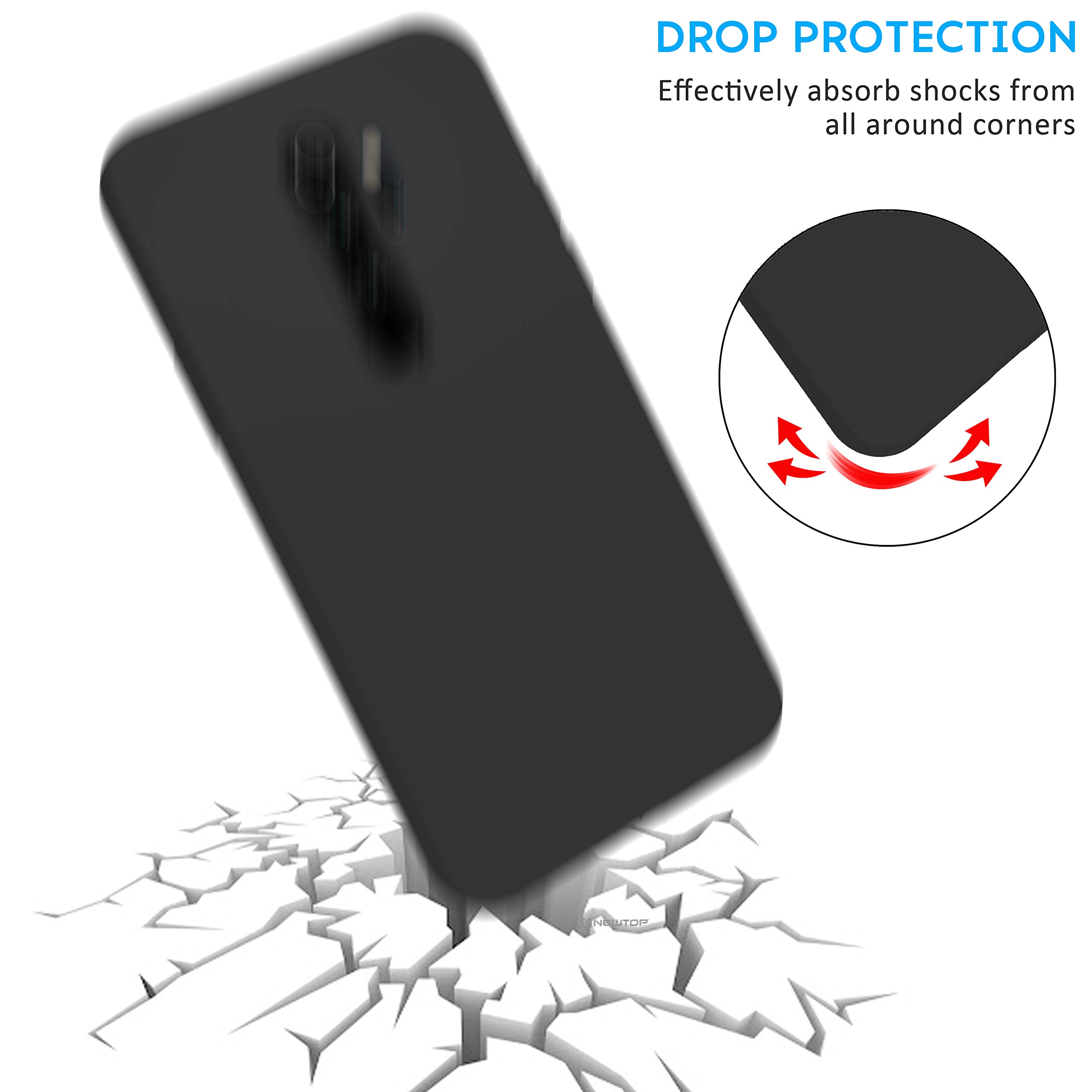 N NEWTOP Custodia Cover Compatibile per Xiaomi Redmi Note 8 | WhichOne