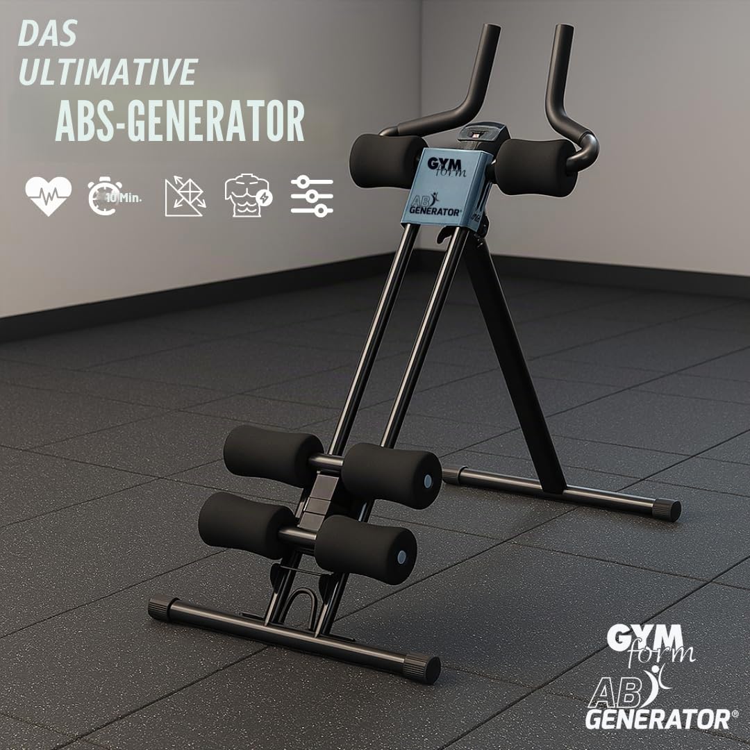GYMFORM AB Generator Krafttrainingsgerät, Fitnessgerät + Cardio, 5 Stufen, Bauchmuskeltraining, Beine, Arme, komplette und funktionelle Ausrüstung, für Frauen und Männer