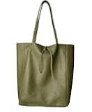 LaGaksta Taylor - Genuine Italian Leather Tote Shopper Bag - Stylish Shoulder Purse - Made in Italy