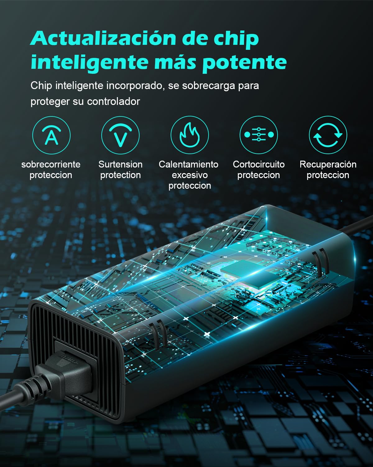 Cargador Xbox Slim Adaptador de CA para Xbox Slim Cable de alimentación del Cargador de la Consola (100-220 V)