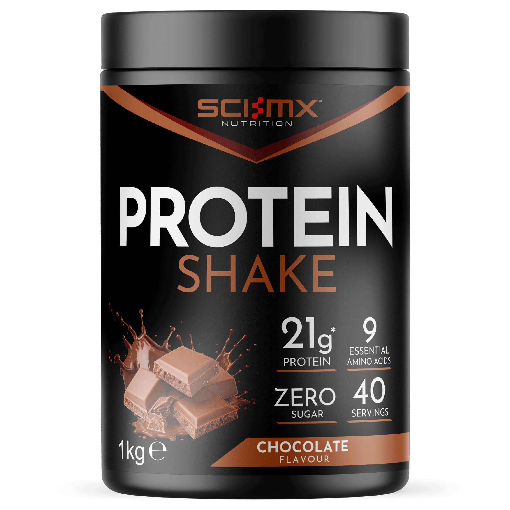 SCI-MX Protein Shake • Chocolate Flavour • 1kg • Vegan • Zero Sugar
