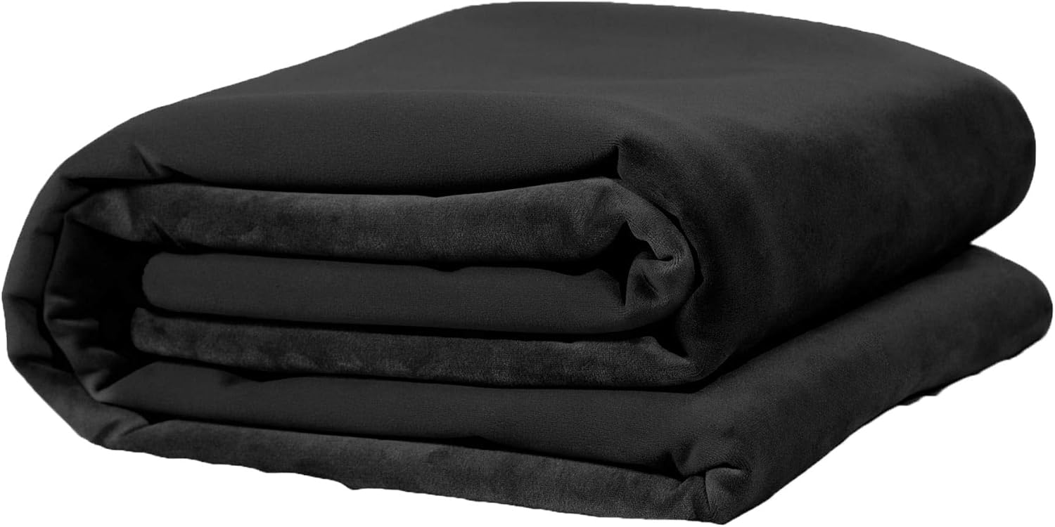 Liberator Lush Throw Moisture-Resistant Blanket, King Size, Black