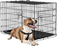 Vista 19 de FDW - Jaula para perros de 18 pulgadas para perros pequeños, de alambre de metal plegable, puerta única con panel divisor, perrera interior y Rosa