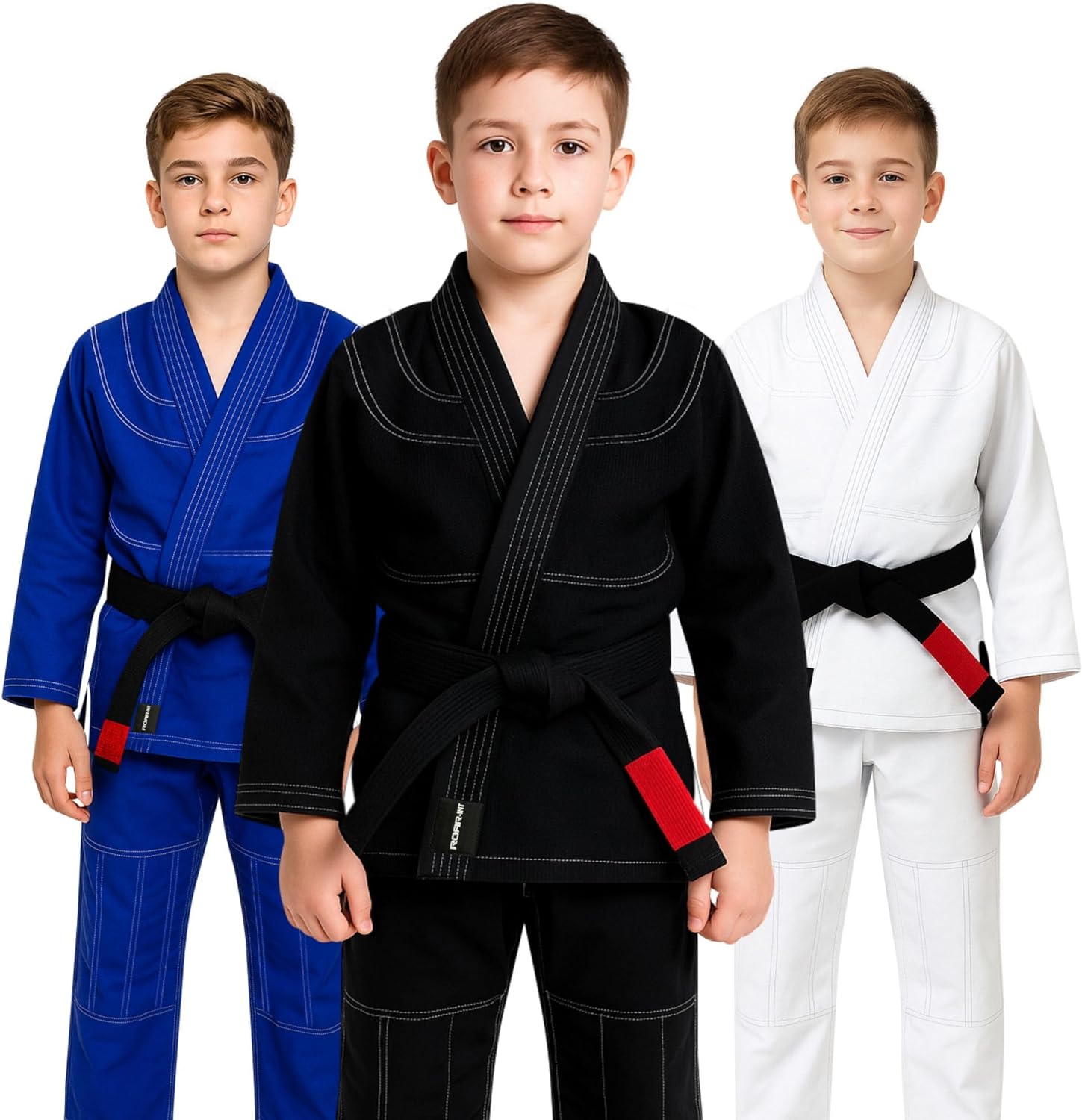 ROAR-INT Kids Jiu Jitsu Gi For Boys And Girls Brazilian BJJ Gi Youth Grappling Kimono Jiu Jitsu Uniform Kids Gi