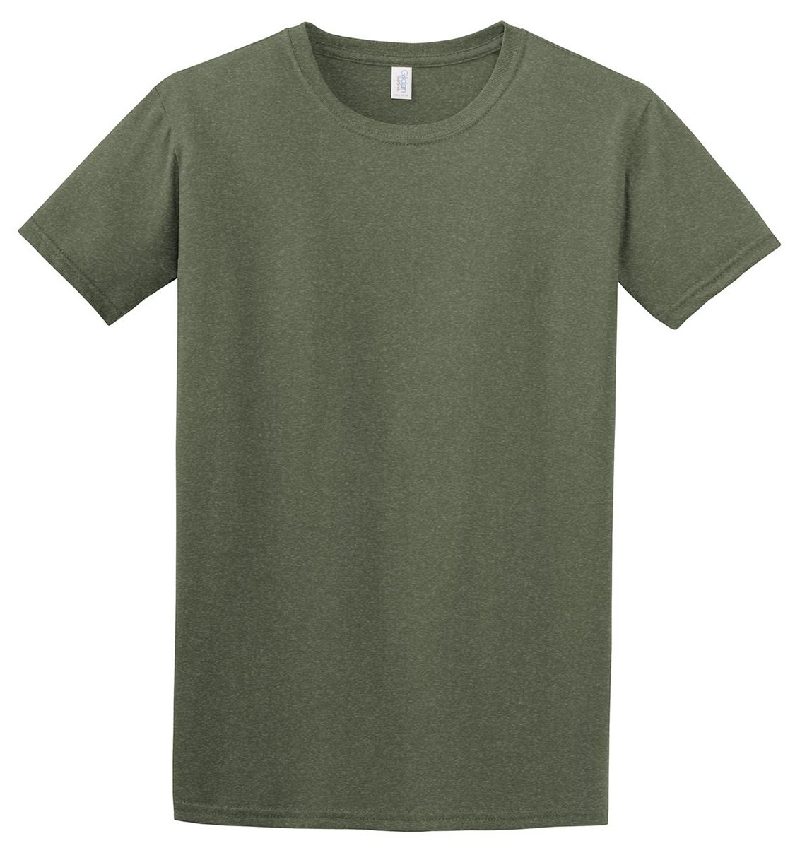 Gildan Men's X-Large,Heather Military Green Short Sleeve Soft Style T Shirt (Xl) (Heather Military Green)
