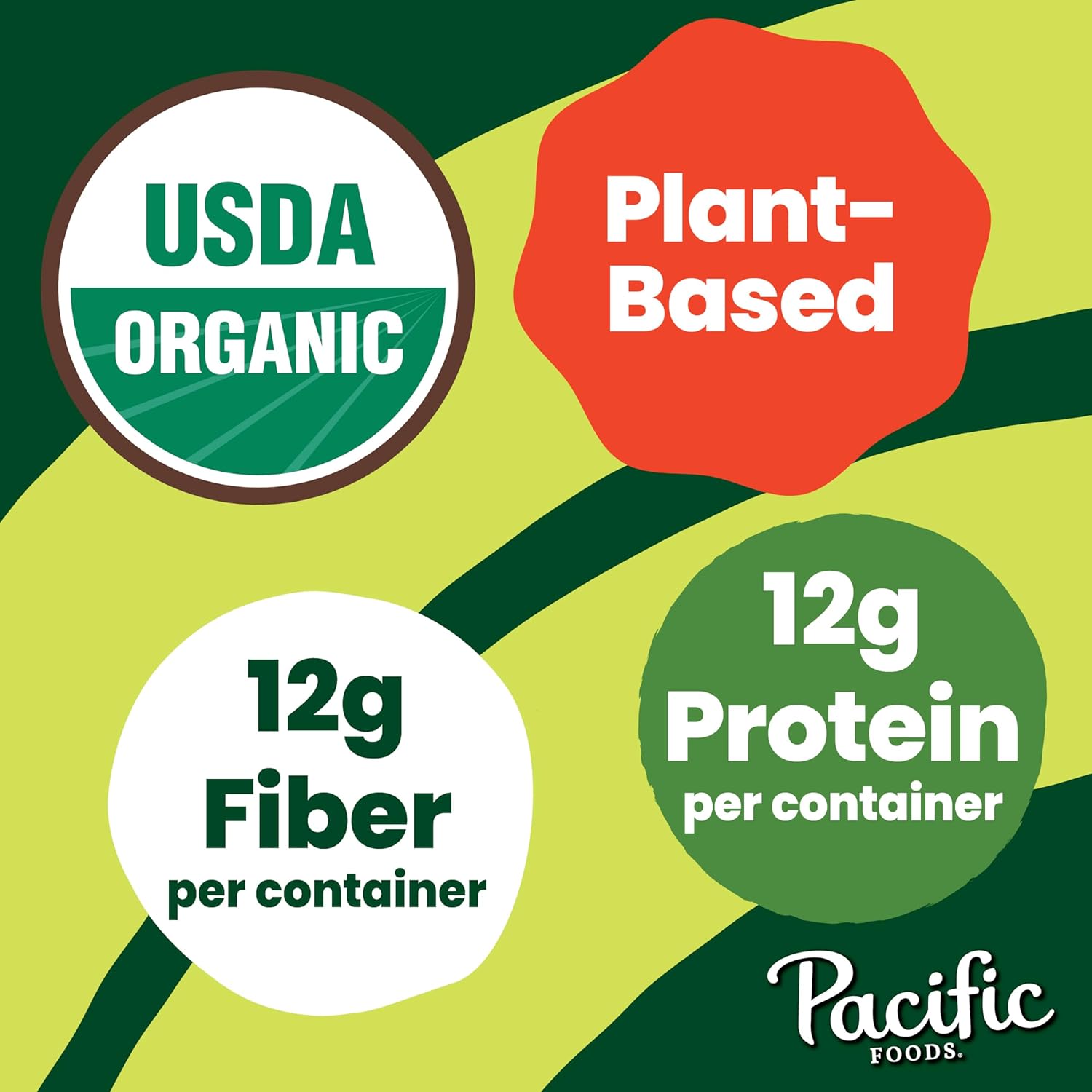 Pacific Foods Organic White Bean Verde, Chili, Plant Based, Dairy Free, 16.5 Ounces (Pack Of 12)