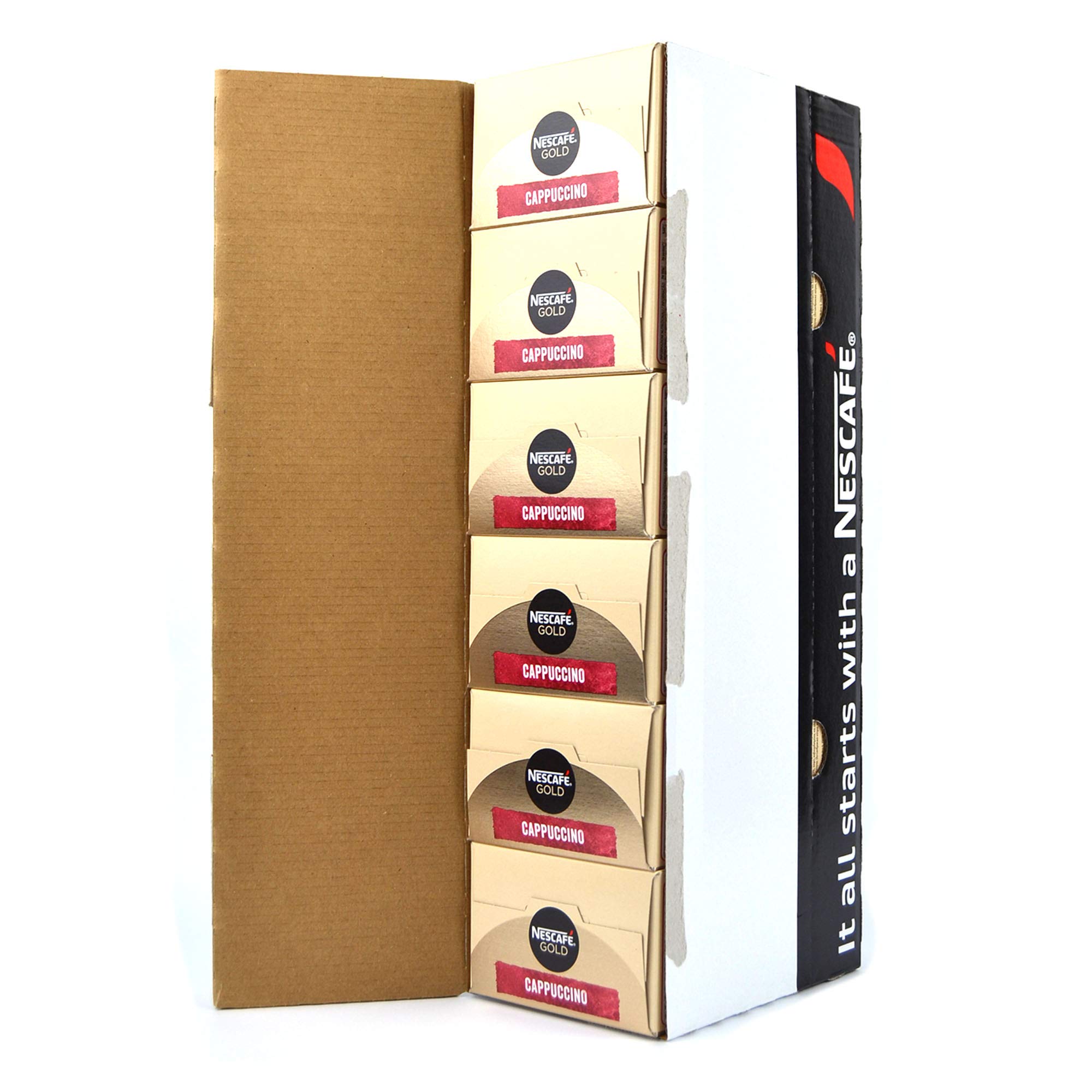 PZ 6 x 10 BUSTINE DA GR 14 PREPARATO IN POLVERE PER CAPPUCCINO NESCAFE CAFFE CON LATTE