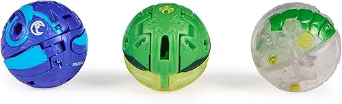 Miniatura 9 de Bakugan Starter - Paquete de 3, Special Attack Ventri, Octogan y Trox, figuras de acción giratorias personalizables y tarjetas intercambiables,