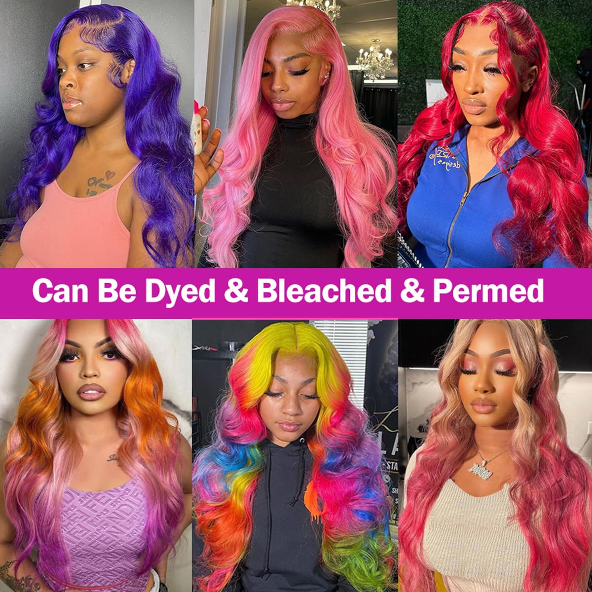 SIYUSI Blonde Wig Human Hair 18 Inch 180% Density 13x4 HD Lace Front Wig Brazilian Pre Plucked With Baby Hair