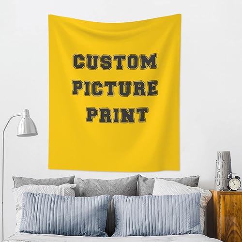 Miniatura 7 de GSHUJBV Tapiz personalizado para subir imágenes de fondo, tapiz personalizado para colgar en la pared, imprime cualquiera de tus diseños, pancartas