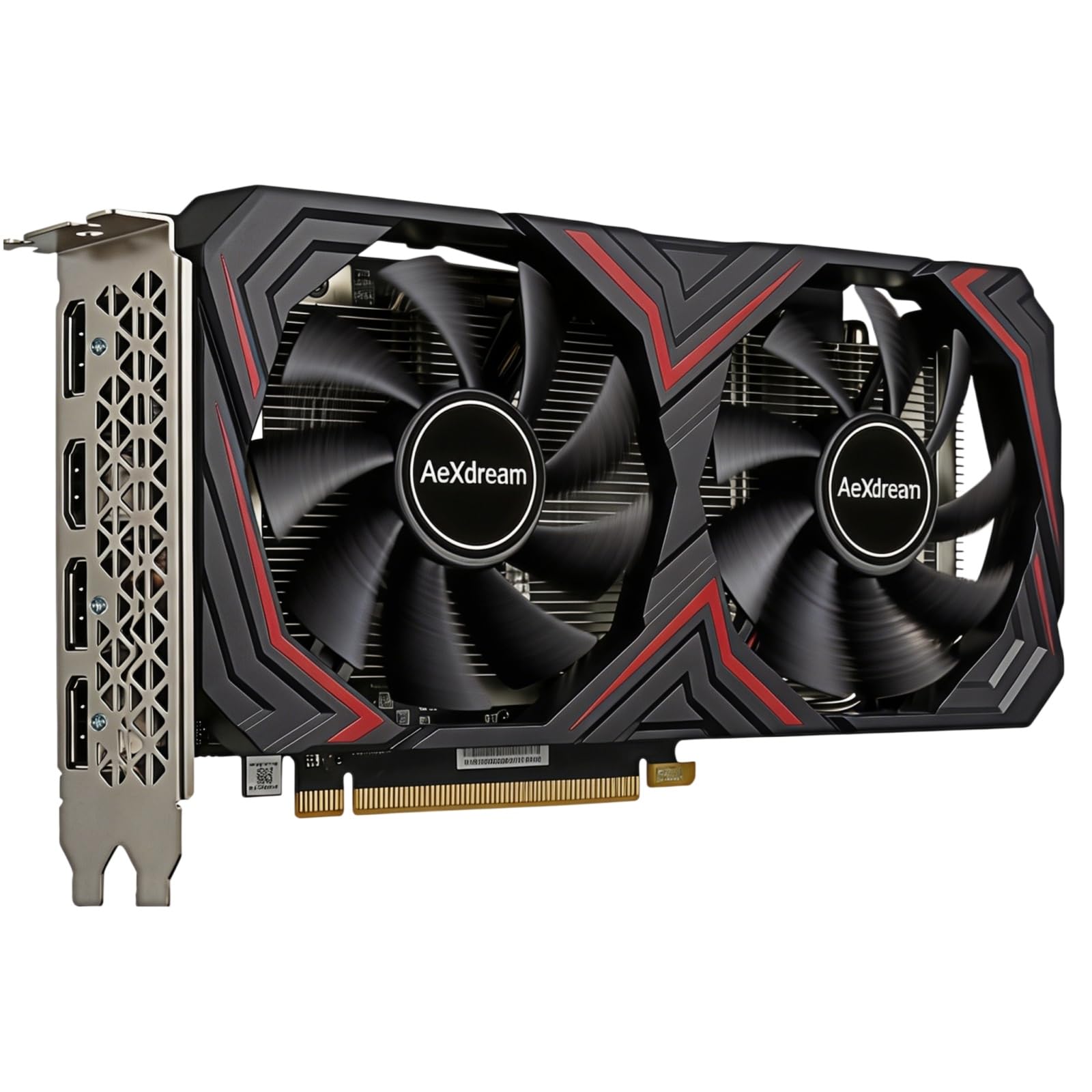 Photo 1 of RX 590 8GB GDDR5 Graphics Card, 256 Bit RX 590 2304SP Gaming Graphics Card, PCIe 3.0 x16, 8-Pin Input DirectX 12 GPU for Gaming PC, DP*3+HDMI Output, 1080P Display, Dual Fan Cooling Low Noise