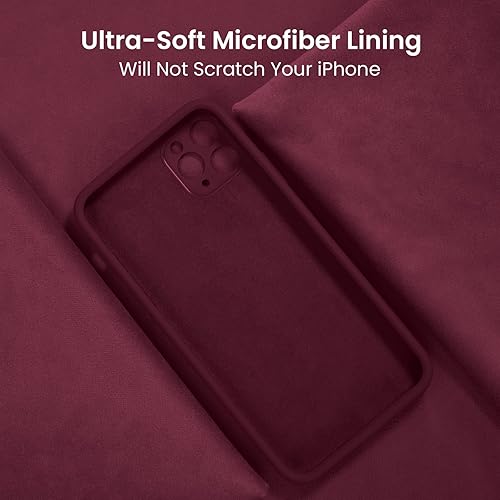 Miniatura 5 de FireNova Funda diseñada para iPhone 13 Pro Max, funda de silicona protección de cámara con 2 protectores de pantalla, forro interior de microfibra