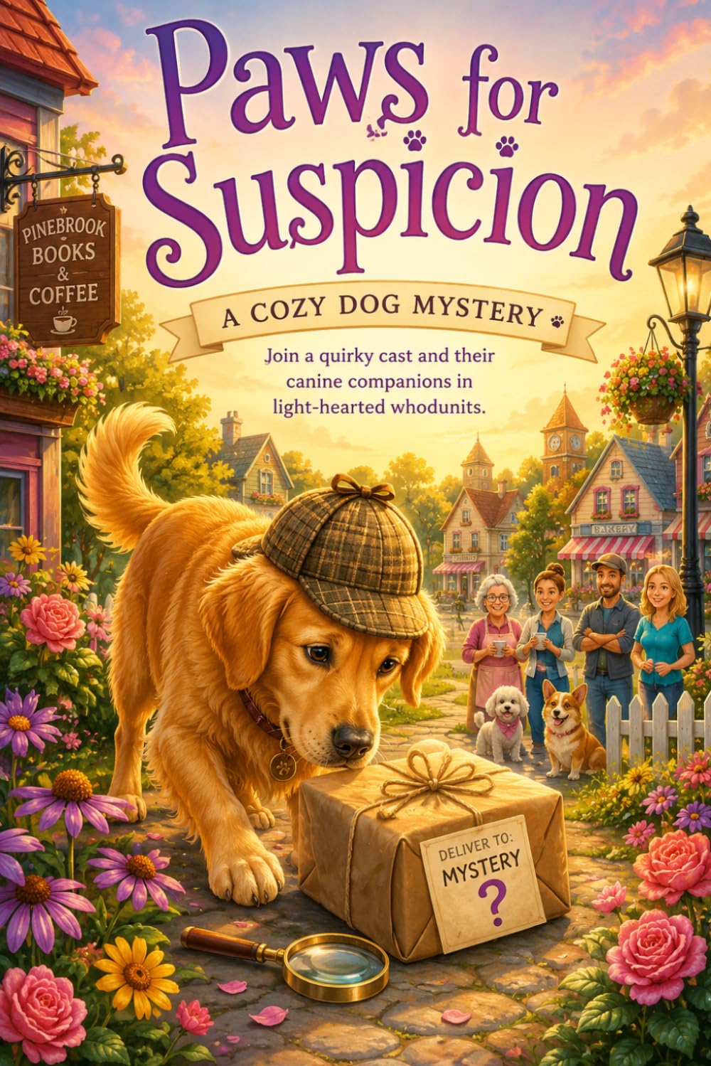 Paws for Suspicion: A Cozy Dog Mystery: Join a quirky cast and their canine companions in light-hearted whodunits.