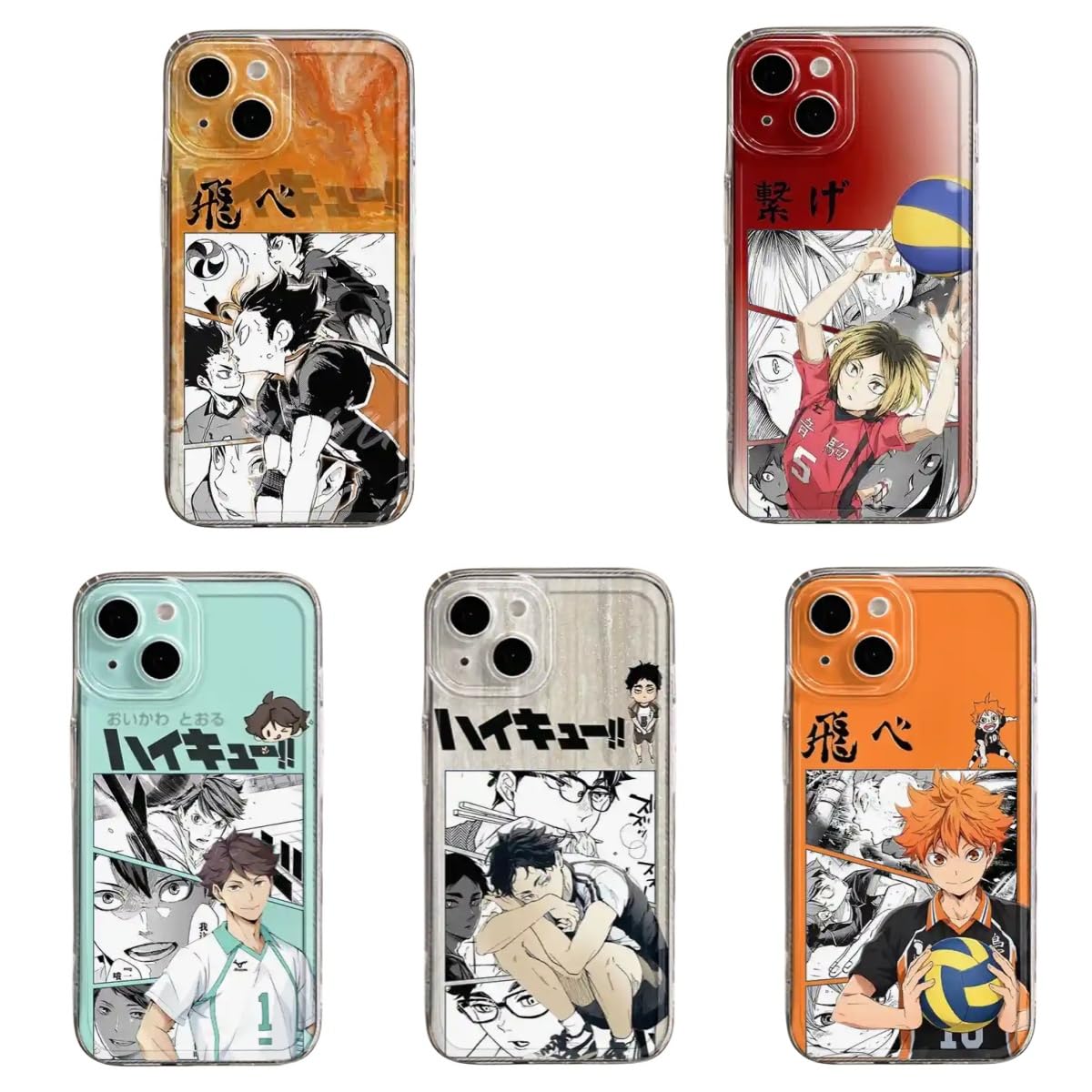 Amazon.co.jp: ハイキュー!! スマホケース 軟殻 TPU 透明