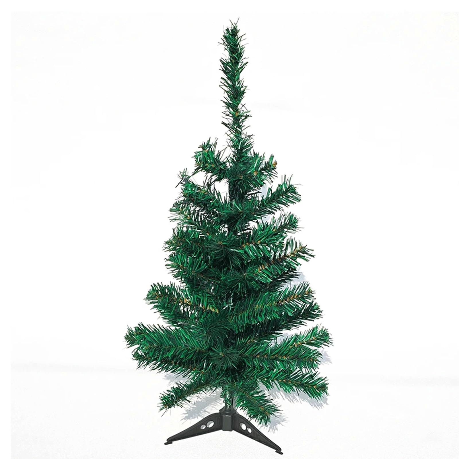 Artificial Christmas Tree，with Plastic Stand Mini Xmas Pine Tree，Tabletop Home Indoor and Outdoor Holiday Decoration(60cm)