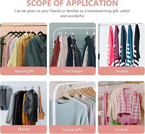 Miniatura 9 de Cabilock 10 clips de acero inoxidable para secar la ropa colgador de calcetines colgador de sombrero resistente al viento para ropa de bebé