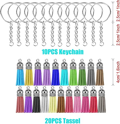 Miniatura 3 de Kits de resina de silicona con forma de panal de abeja moldes colgantes de silicona con borlas de llavero, pasadores de tornillo de ojo para llavero