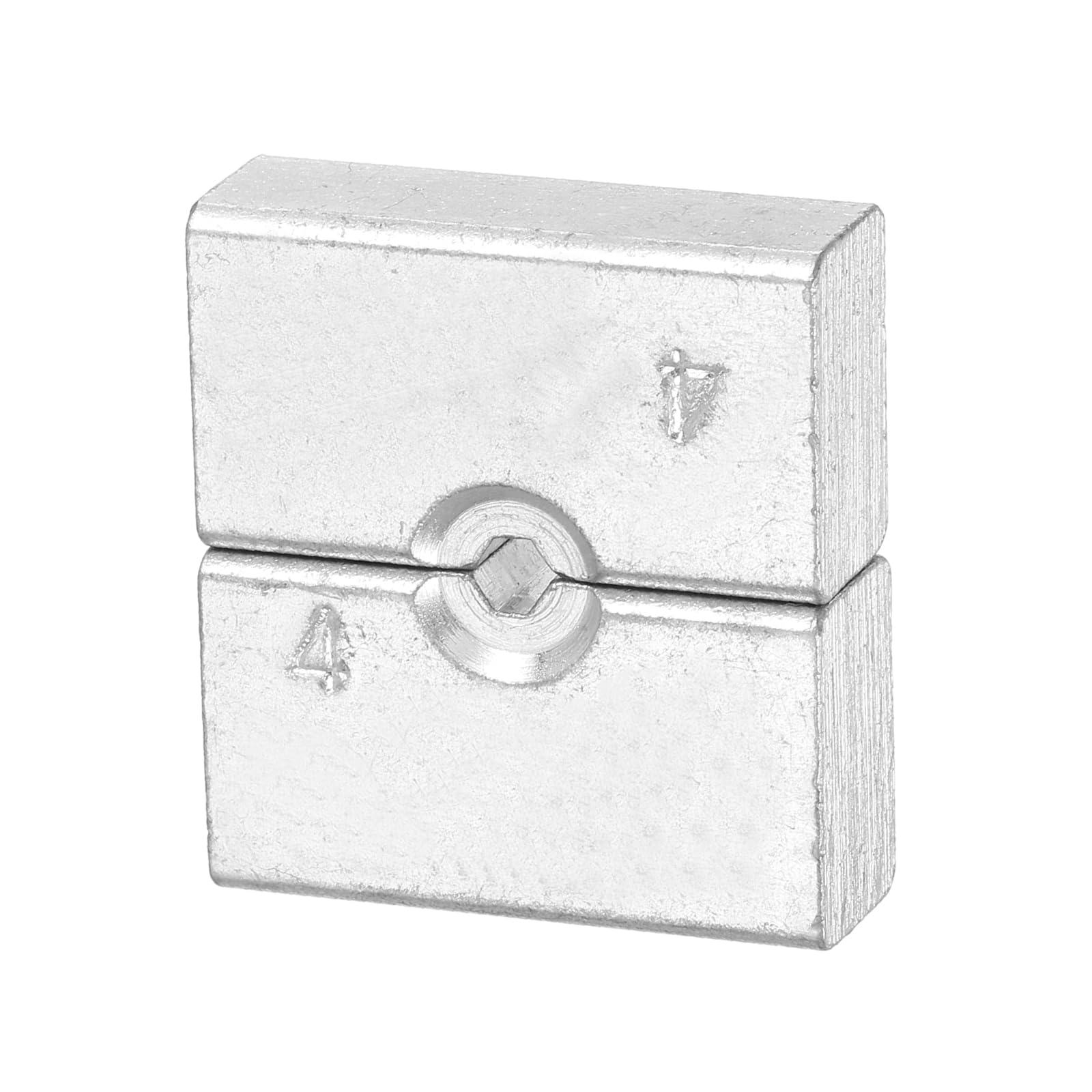 sourcing map Hydraulic Crimping Die 11AWG 4mm 8 Ton Hexagon Crimper Replacement Dies for YQK-120 Electrical Wire Terminal Crimper Tool Steel Cable
