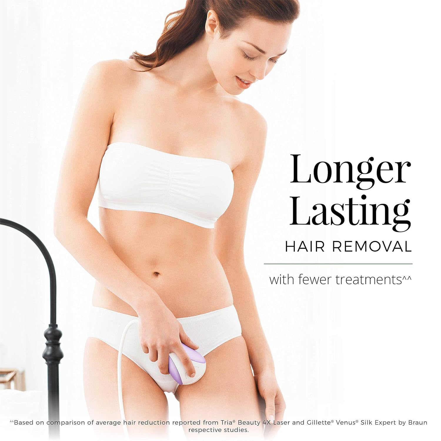 Ramington at-Home Dispositivo de depilación IPL - Reducción de vello de larga duración para cuerpo, cara y zona del bikini, suave y conveniente